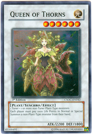 Queen of Thorns [CSOC-EN042] Super Rare | Jomio and Rueliete's Cards and Comics