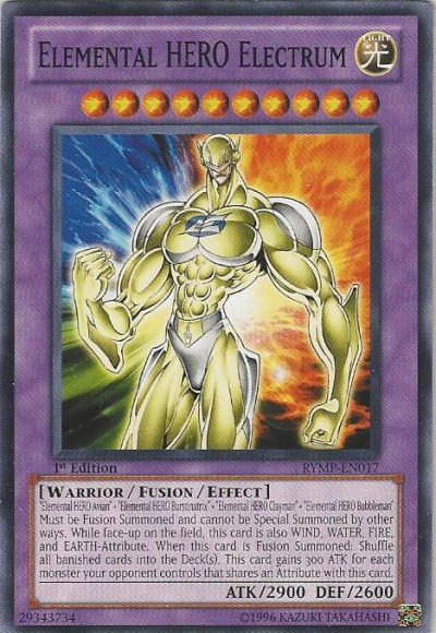 Elemental HERO Electrum [RYMP-EN017] Common | Jomio and Rueliete's Cards and Comics