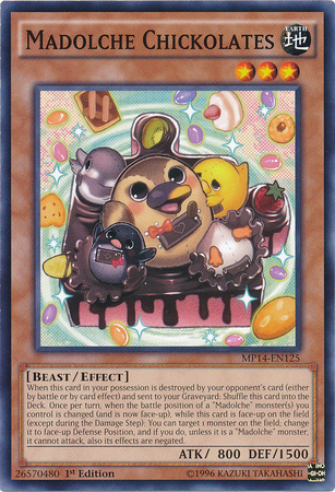 Madolche Chickolates [MP14-EN125] Common | Jomio and Rueliete's Cards and Comics