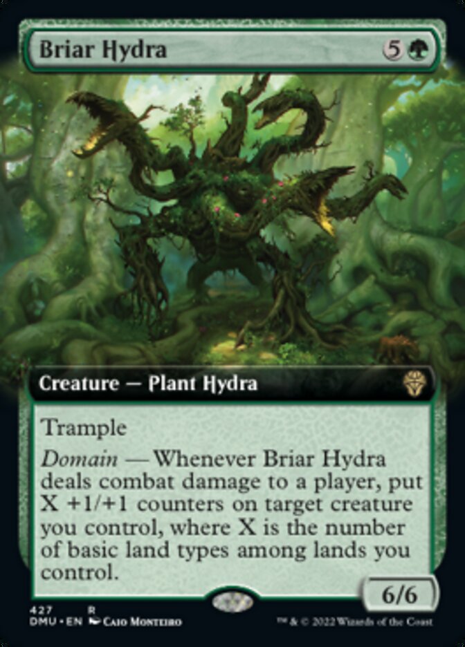 Briar Hydra (Extended Art) [Dominaria United] | Jomio and Rueliete's Cards and Comics