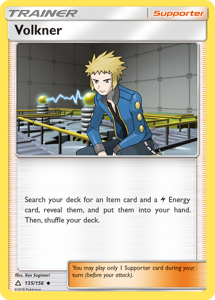 Volkner (135/156) [Sun & Moon: Ultra Prism] | Jomio and Rueliete's Cards and Comics