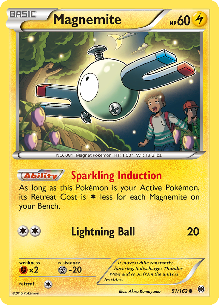 Magnemite (51/162) [XY: BREAKthrough] | Jomio and Rueliete's Cards and Comics