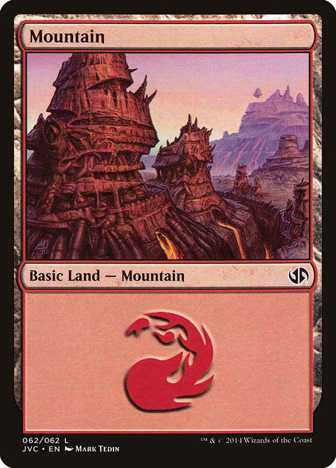 Mountain (62) [Duel Decks Anthology] | Jomio and Rueliete's Cards and Comics