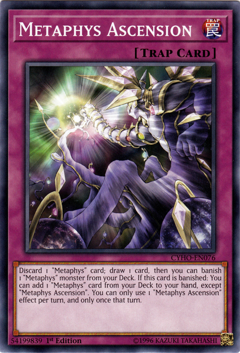 Metaphys Ascension [CYHO-EN076] Common | Jomio and Rueliete's Cards and Comics