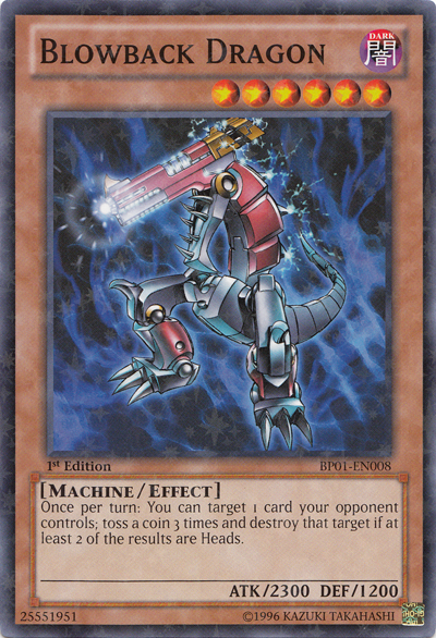 Blowback Dragon [BP01-EN008] Starfoil Rare | Jomio and Rueliete's Cards and Comics