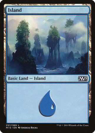 Island (257) [Magic 2015] | Jomio and Rueliete's Cards and Comics