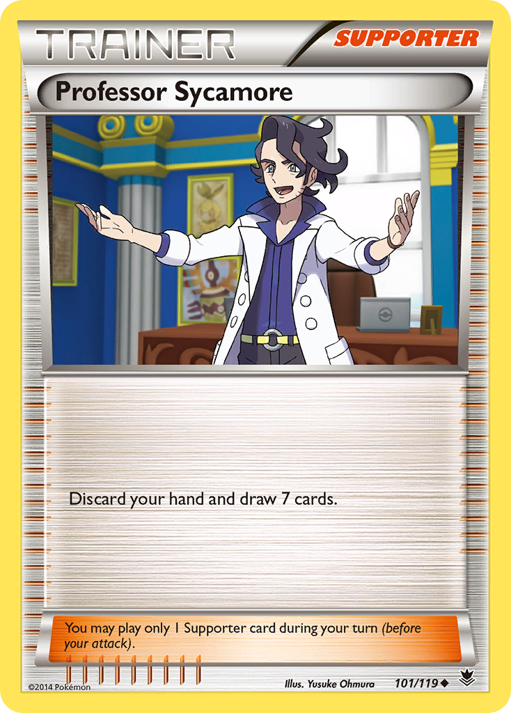 Professor Sycamore (101/119) [XY: Phantom Forces] | Jomio and Rueliete's Cards and Comics