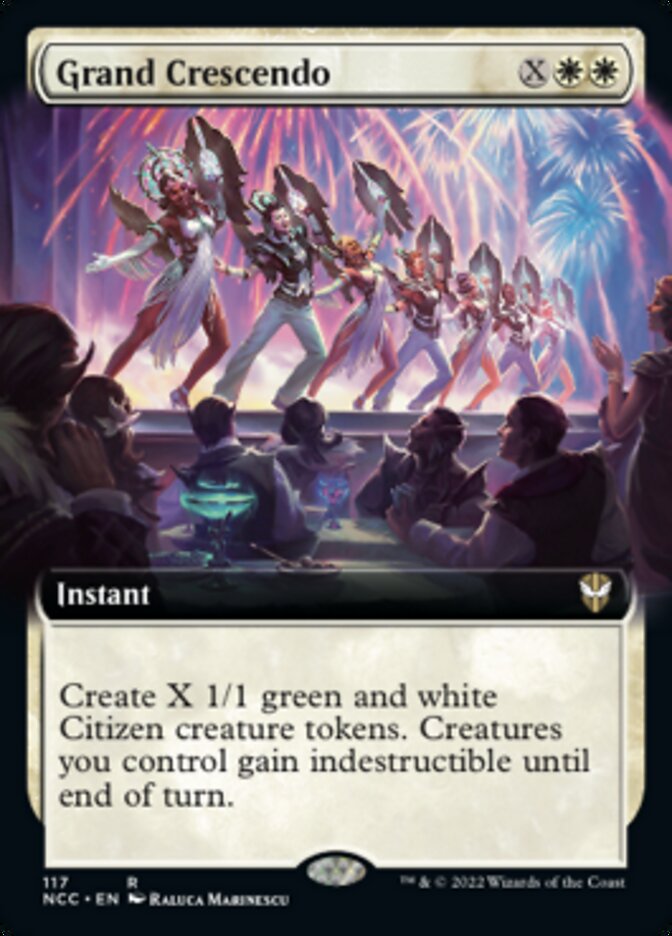 Grand Crescendo (Extended Art) [Streets of New Capenna Commander] | Jomio and Rueliete's Cards and Comics