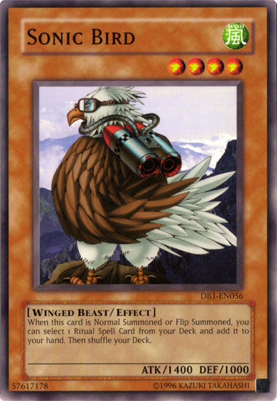 Sonic Bird [DB1-EN056] Common | Jomio and Rueliete's Cards and Comics