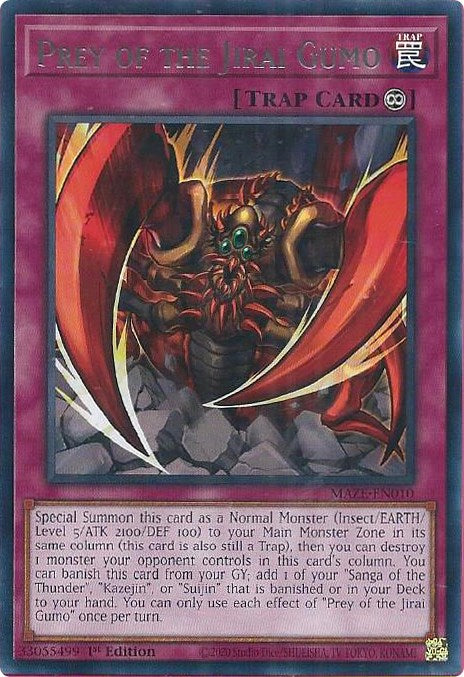 Prey of the Jirai Gumo [MAZE-EN010] Rare | Jomio and Rueliete's Cards and Comics