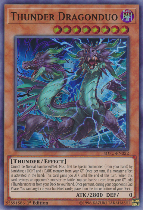 Thunder Dragonduo [SOFU-EN022] Super Rare | Jomio and Rueliete's Cards and Comics