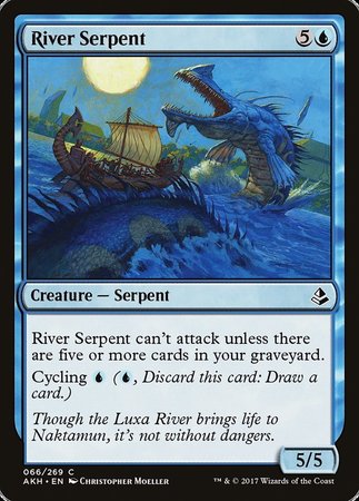 River Serpent [Amonkhet] | Jomio and Rueliete's Cards and Comics