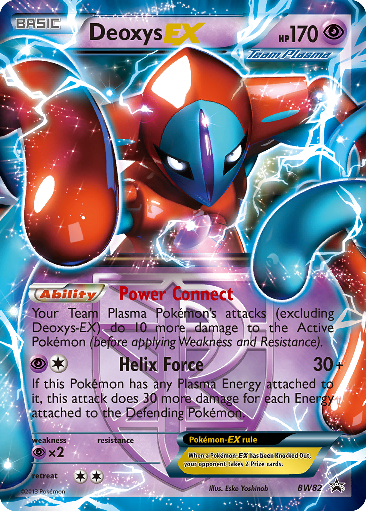 Deoxys EX (BW82) [Black & White: Black Star Promos] | Jomio and Rueliete's Cards and Comics