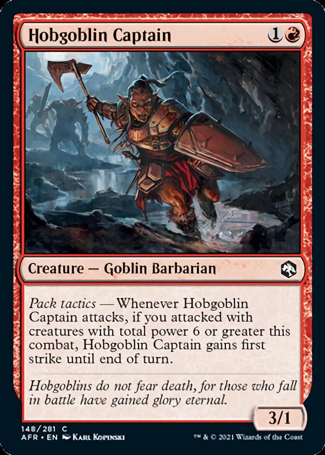 Hobgoblin Captain [Dungeons & Dragons: Adventures in the Forgotten Realms] | Jomio and Rueliete's Cards and Comics