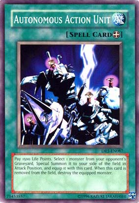 Autonomous Action Unit [DR1-EN087] Common | Jomio and Rueliete's Cards and Comics