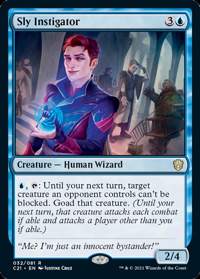 Sly Instigator [Commander 2021] | Jomio and Rueliete's Cards and Comics