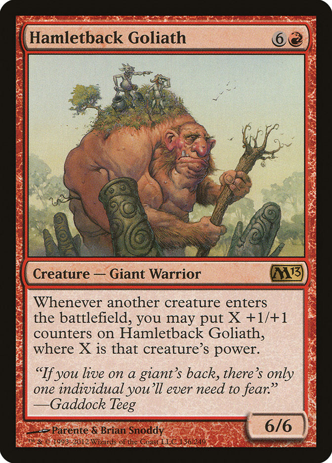 Hamletback Goliath [Magic 2013] | Jomio and Rueliete's Cards and Comics