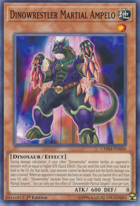 Dinowrestler Martial Ampelo [CHIM-EN006] Common | Jomio and Rueliete's Cards and Comics