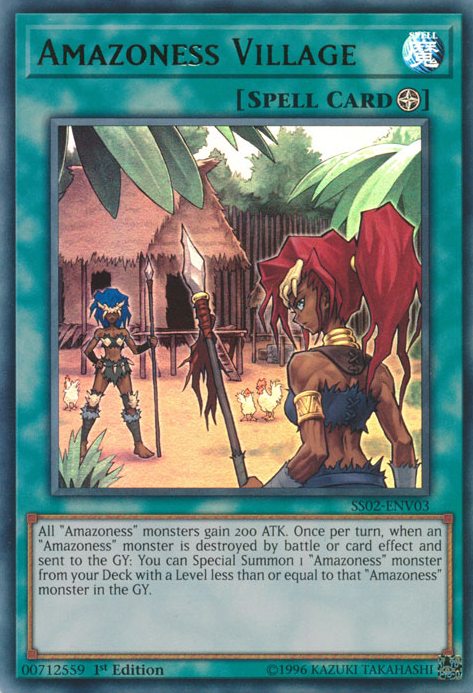 Amazoness Village [SS02-ENV03] Ultra Rare | Jomio and Rueliete's Cards and Comics