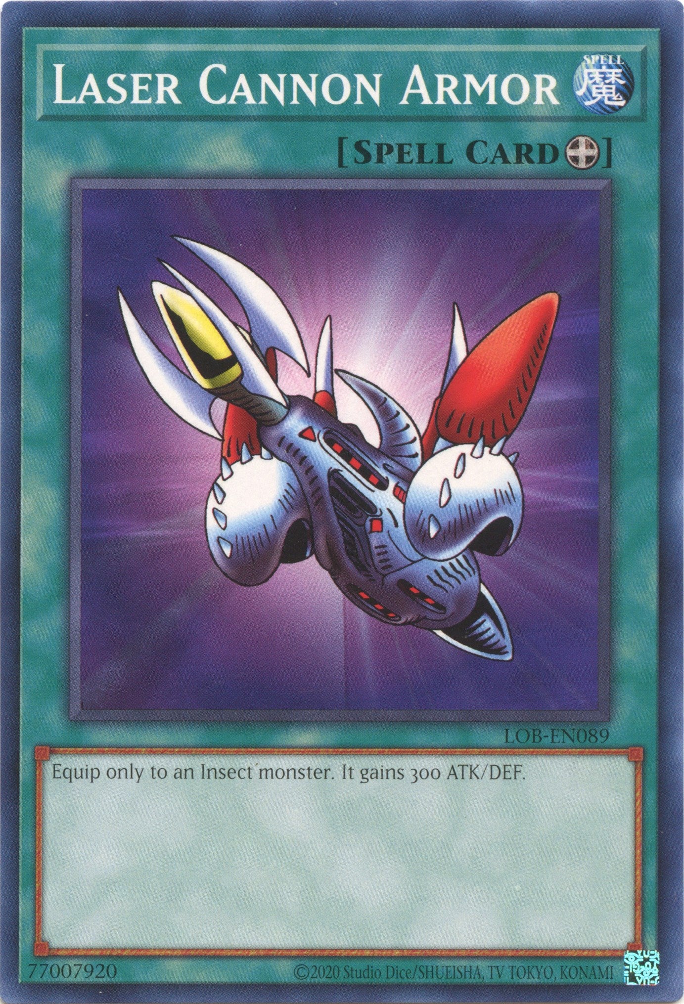 Laser Cannon Armor (25th Anniversary) [LOB-EN089] Common | Jomio and Rueliete's Cards and Comics