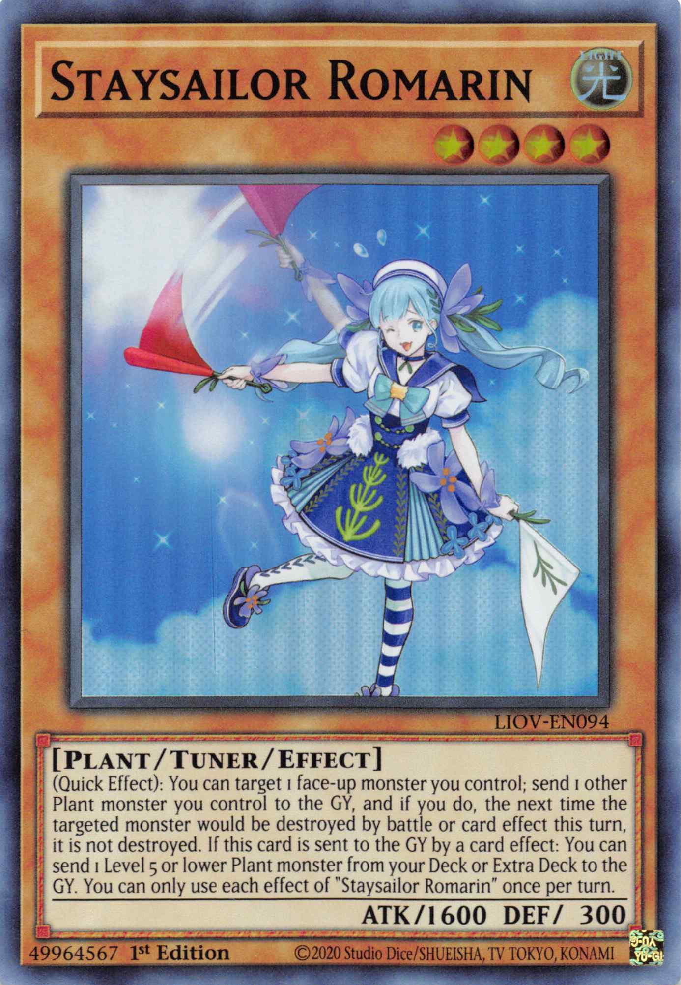 Staysailor Romarin [LIOV-EN094] Super Rare | Jomio and Rueliete's Cards and Comics