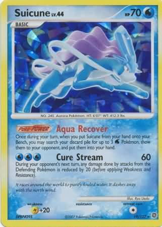 Suicune (19/132) (Cracked Ice Holo) [Diamond & Pearl: Secret Wonders] | Jomio and Rueliete's Cards and Comics