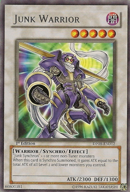 Junk Warrior [DP08-EN012] Rare | Jomio and Rueliete's Cards and Comics