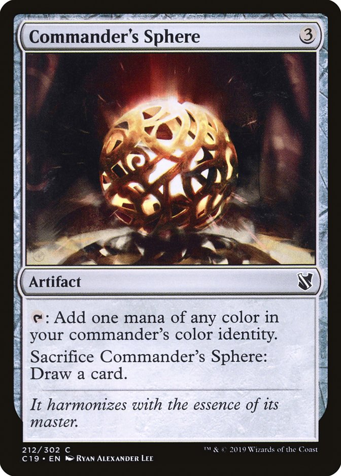 Commander's Sphere [Commander 2019] | Jomio and Rueliete's Cards and Comics