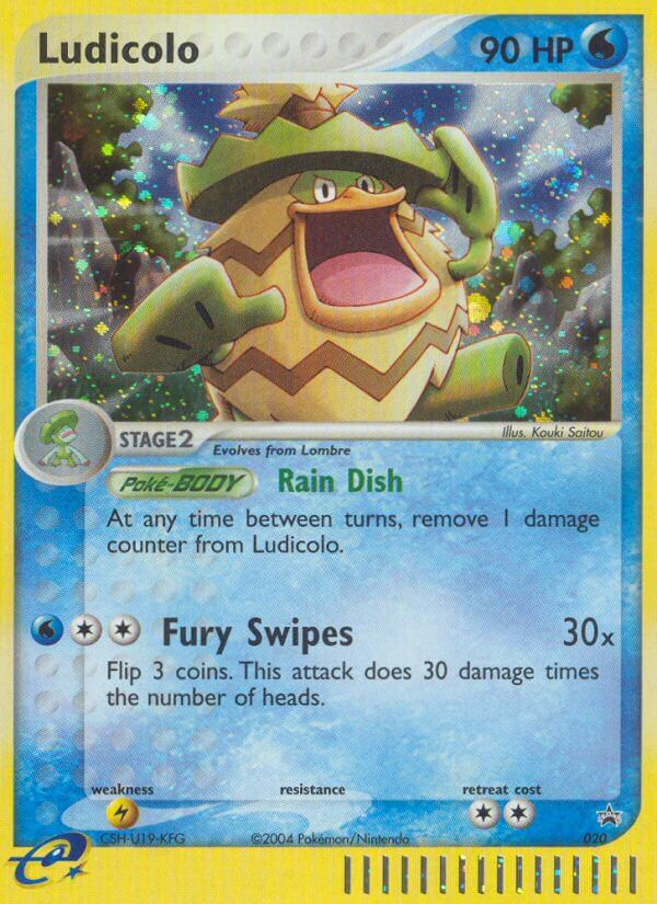 Ludicolo (020) [Nintendo: Black Star Promos] | Jomio and Rueliete's Cards and Comics