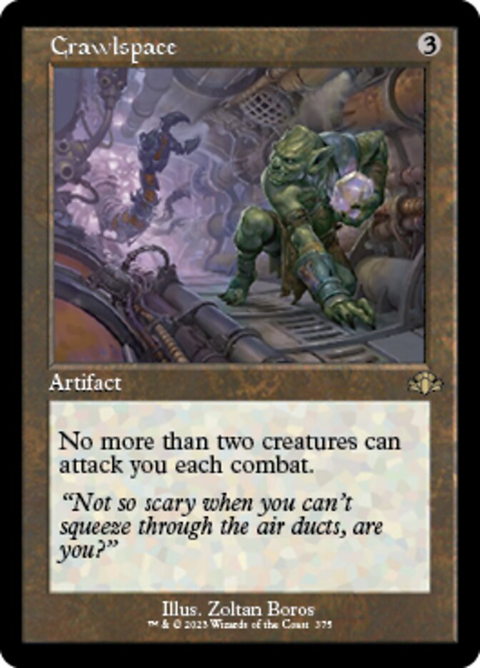 Crawlspace (Retro) [Dominaria Remastered] | Jomio and Rueliete's Cards and Comics