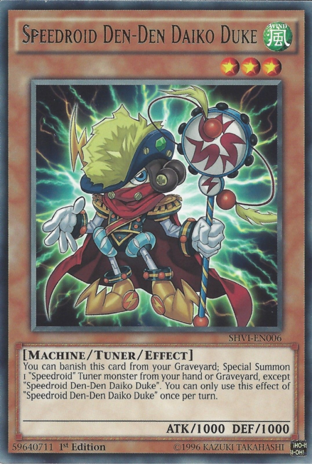 Speedroid Den-Den Daiko Duke [SHVI-EN006] Rare | Jomio and Rueliete's Cards and Comics
