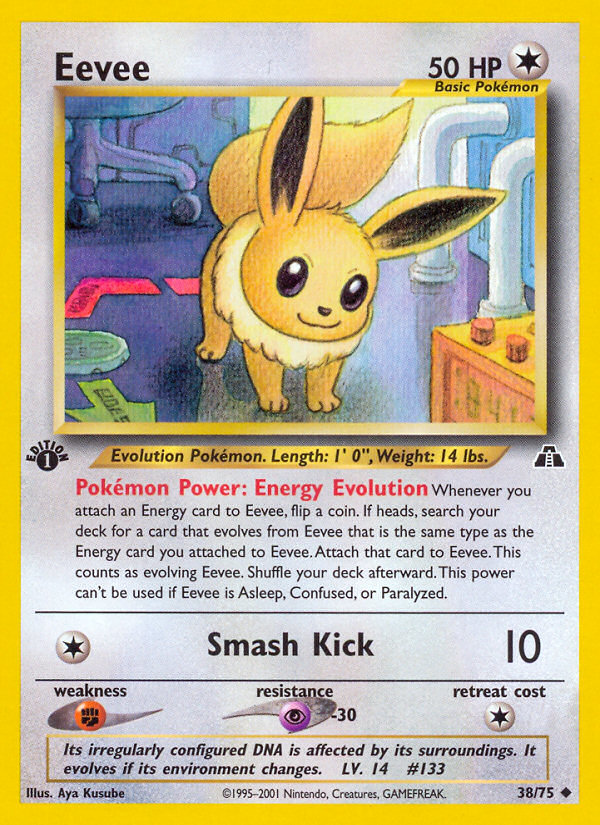 Eevee (38/75) [Neo Discovery 1st Edition] | Jomio and Rueliete's Cards and Comics