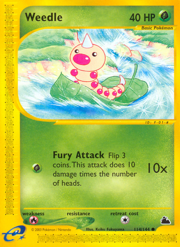Weedle (114/144) [Skyridge] | Jomio and Rueliete's Cards and Comics