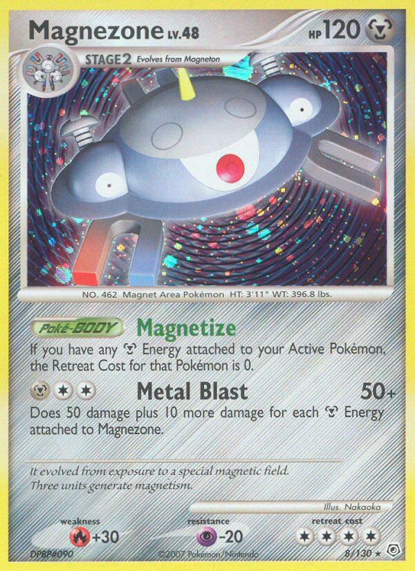 Magnezone (8/130) [Diamond & Pearl: Base Set] | Jomio and Rueliete's Cards and Comics