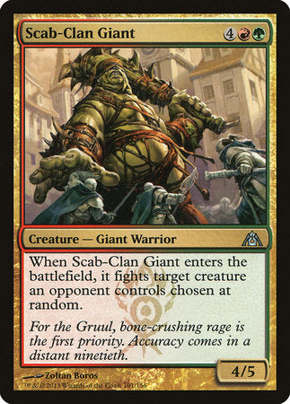Scab-Clan Giant [Dragon's Maze] | Jomio and Rueliete's Cards and Comics