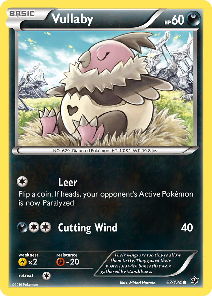 Vullaby (57/124) [XY: Fates Collide] | Jomio and Rueliete's Cards and Comics