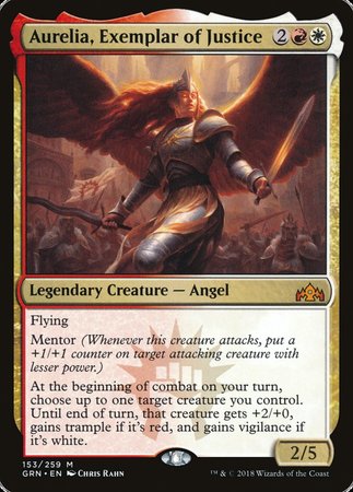 Aurelia, Exemplar of Justice [Guilds of Ravnica] | Jomio and Rueliete's Cards and Comics