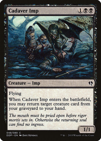 Cadaver Imp [Duel Decks: Zendikar vs. Eldrazi] | Jomio and Rueliete's Cards and Comics