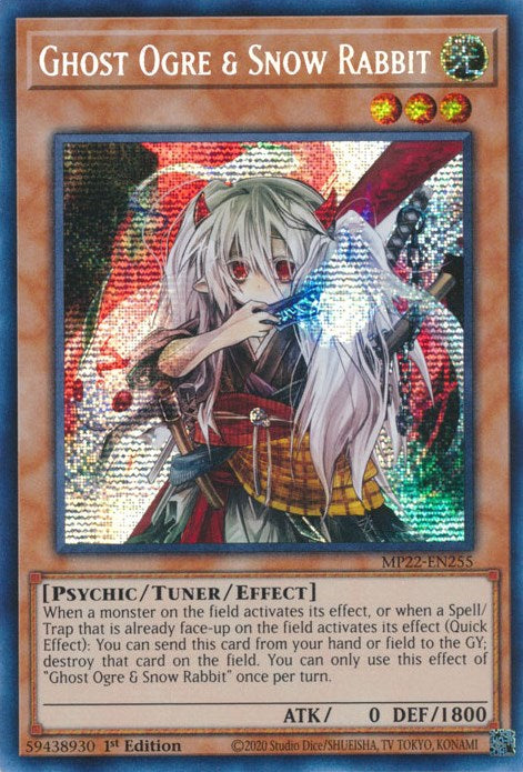 Ghost Ogre & Snow Rabbit [MP22-EN255] Prismatic Secret Rare | Jomio and Rueliete's Cards and Comics