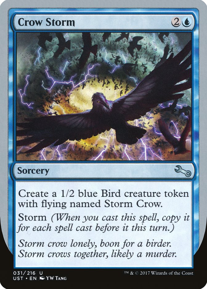 Crow Storm [Unstable] | Jomio and Rueliete's Cards and Comics
