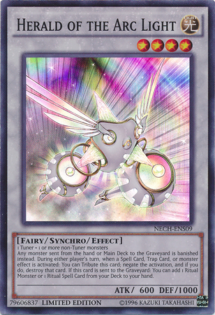 Herald of the Arc Light (SE) [NECH-ENS09] Super Rare | Jomio and Rueliete's Cards and Comics