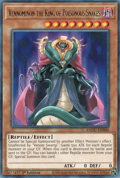 Vennominon the King of Poisonous Snakes (Rare) [ANGU-EN040] Rare | Jomio and Rueliete's Cards and Comics
