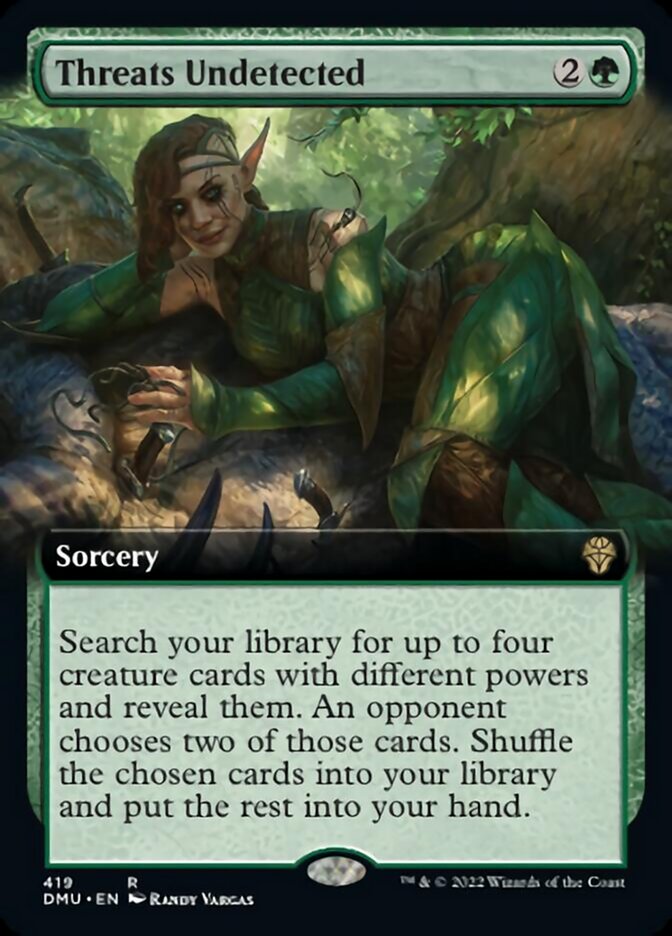 Threats Undetected (Extended Art) [Dominaria United] | Jomio and Rueliete's Cards and Comics