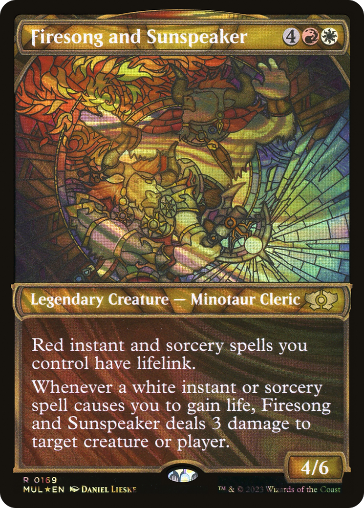 Firesong and Sunspeaker (Halo Foil) [Multiverse Legends] | Jomio and Rueliete's Cards and Comics