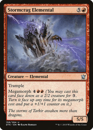 Stormcrag Elemental [Dragons of Tarkir] | Jomio and Rueliete's Cards and Comics
