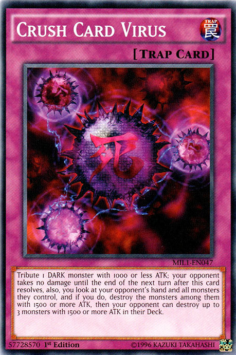 Crush Card Virus [MIL1-EN047] Common | Jomio and Rueliete's Cards and Comics