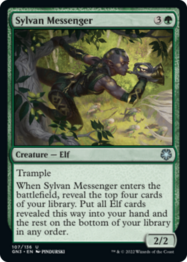 Sylvan Messenger [Game Night: Free-for-All] | Jomio and Rueliete's Cards and Comics