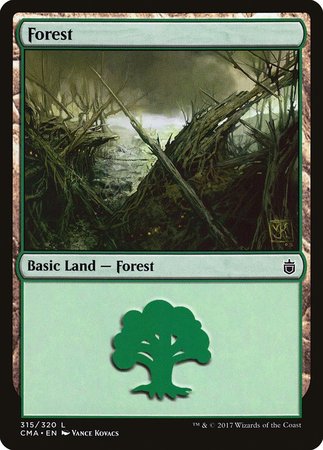 Forest (315) [Commander Anthology] | Jomio and Rueliete's Cards and Comics