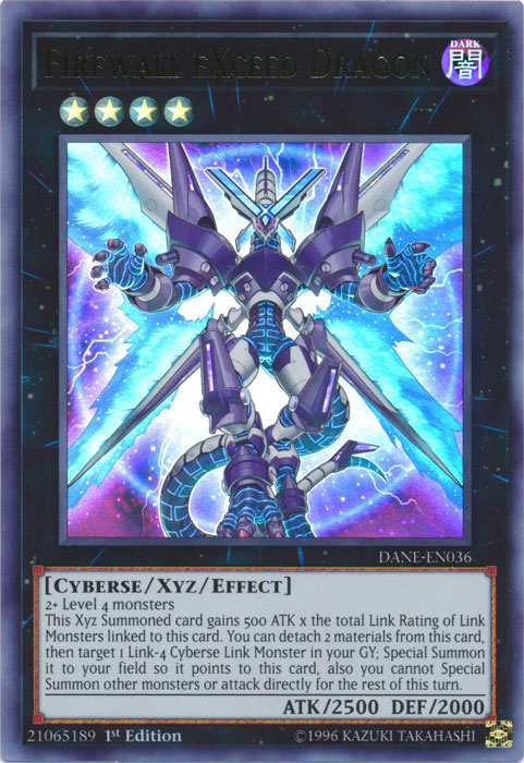 Firewall eXceed Dragon [DANE-EN036] Ultra Rare | Jomio and Rueliete's Cards and Comics
