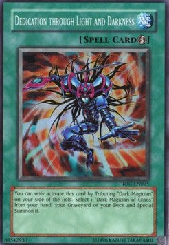 Dedication Through Light and Darkness [IOC-EN095] Super Rare | Jomio and Rueliete's Cards and Comics